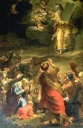 Ferdinand bol Mozes toont de Israelieten de Tafelen der Wet oil painting reproduction
